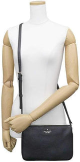 Kate Spade New York Triple Gusset Crossbody, Black