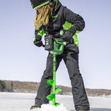 ION 39250 8 R1 Electric Ice Auger, Green/Black